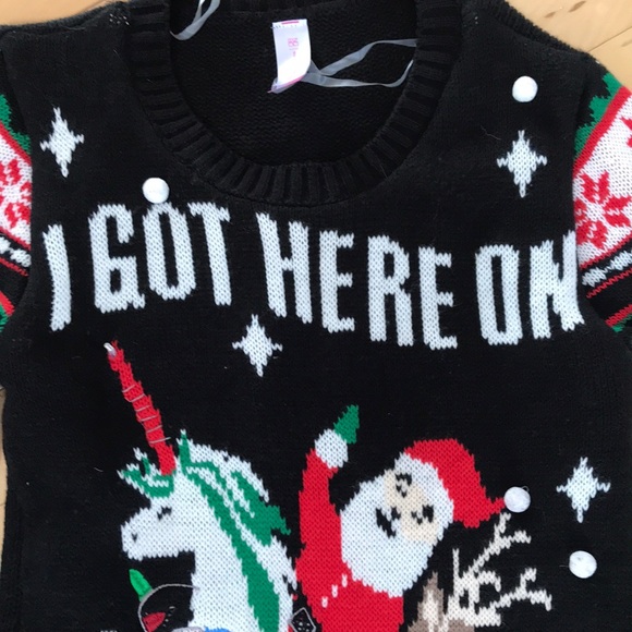 Fun Ugly Christmas sweater by No Boundaries - Picture 2 of 5
